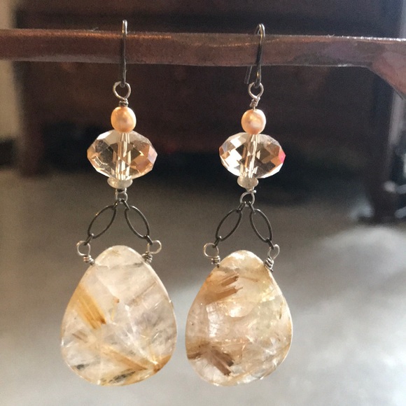 Jewelry - Oxidized Silver and Quartz